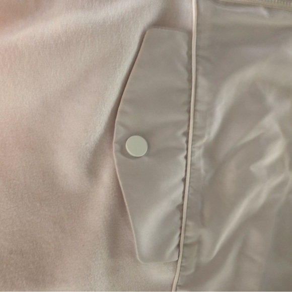 NWT Athleta Zion Microfleece Half Zip Jacket - Pearl White - Women’s Size M - Picture 12 of 13